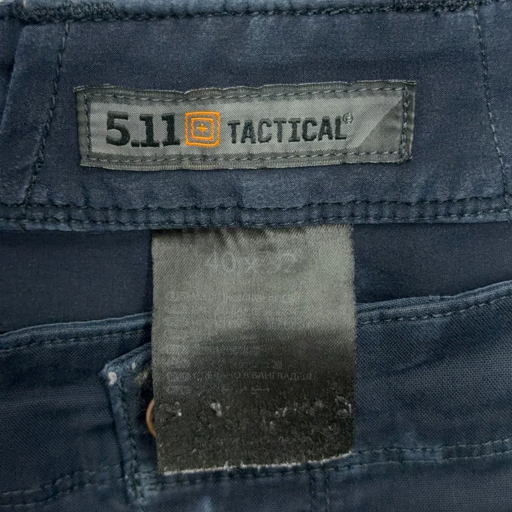 5.11 Tactical Cargo Pants Mens 40x31 Navy Blue Apex Straight Leg Multi Pocket